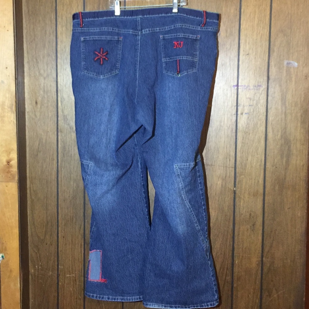 Néeso NJ embroidery blue jeans Woman’s size 24 - Picture 4 of 5